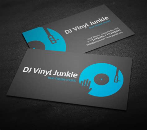 Amazing DJ Business Cards PSD Templates | Design | Graphic Design Junction