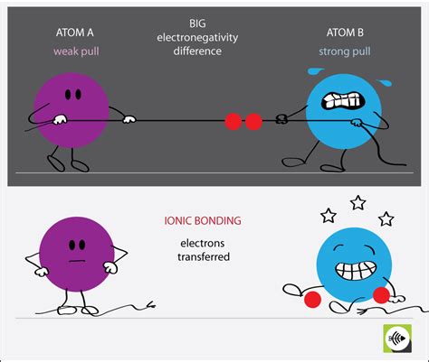 Electronegativity Bond Scale - Surfguppy - Chemistry made easy for visual learners