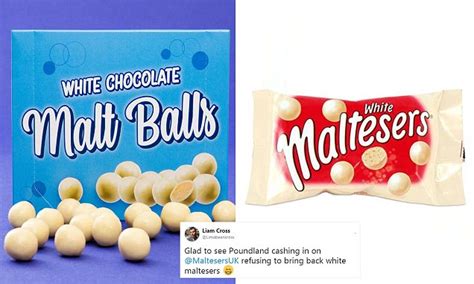 Poundland sells a £1 version of white chocolate Maltesers | Daily Mail Online