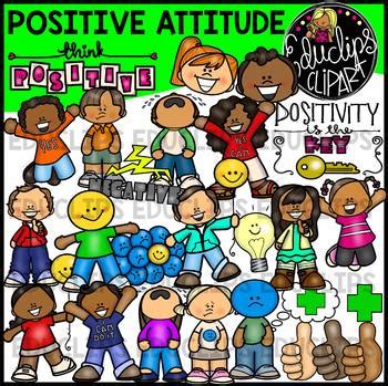 Positive Attitude Clip Art Bundle {Educlips Clipart} in 2022 | Positive attitude, Happy face ...