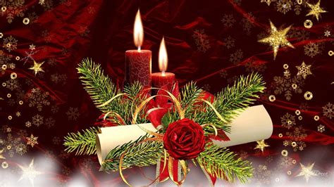 Christmas Candle Wallpapers - Wallpaper Cave