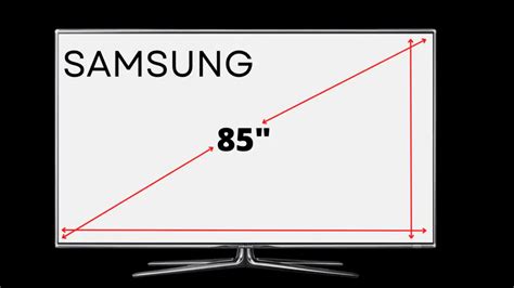 Samsung 85 Inch TV Dimensions - Complete Guide | Decortweaks