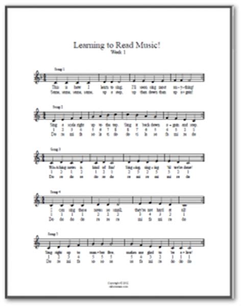 Mr. Noteman » Sight Singing Exercises