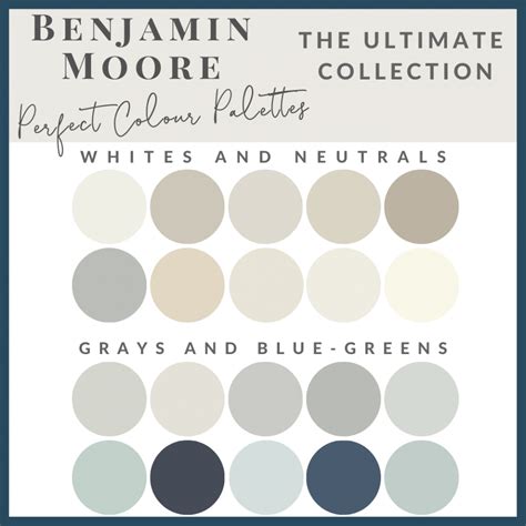 Benjamin Moore Ultimate Collection - Perfect Colour Palettes - Claire ...