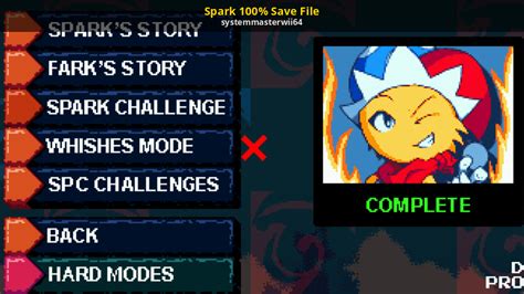 Spark 100% Save File [Spark the Electric Jester] [Mods]