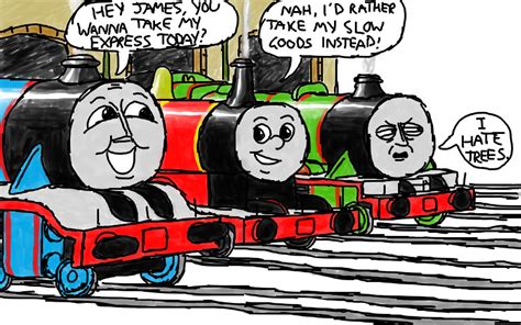 'Unlikely convos between Gordon, Henry and James' by 01Salty on DeviantArt