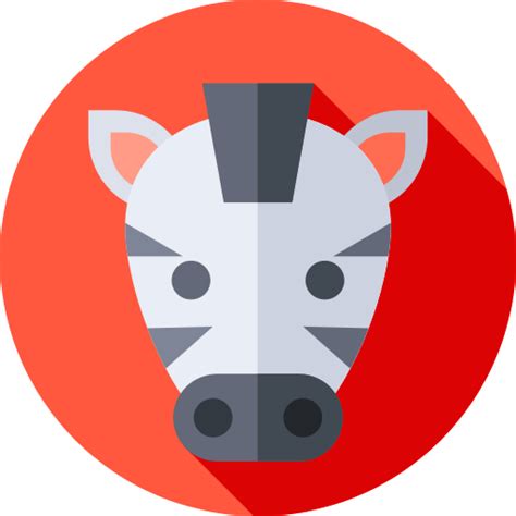 Zebra Flat Circular Flat icon