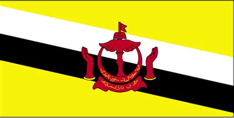 National flag of Brunei. History of the Brunei flag. National Anthem of ...