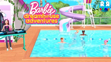 Barbie Dreamhouse Adventures - Unlock Ken Pool Party - YouTube