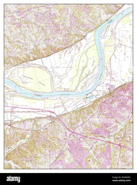 Chesterfield, Missouri, map 1954, 1:24000, United States of America by ...