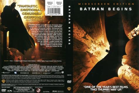 Batman Begins (2005) R1 DVD Cover - DVDcover.Com