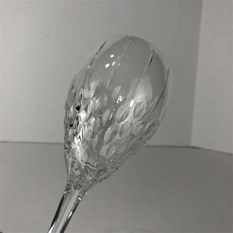 Vintage Royal Doulton Clear Cut Crystal Water Goblets Stems Stemware Marked - Set of 8 | Chairish