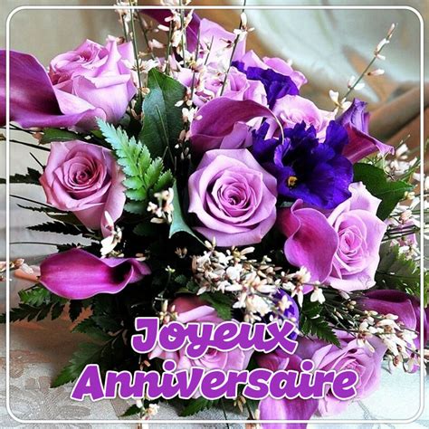 Images de Joyeux Anniversaire avec des fleurs – feliciter.su