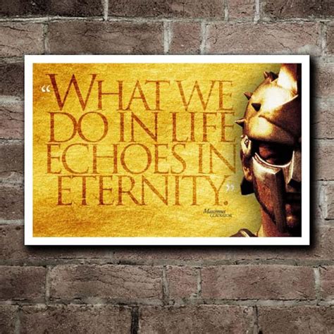 GLADIATOR Movie Quote Poster COMBO PACK: Reduced Shipping - Etsy