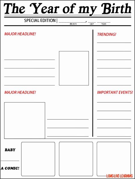 10 Blank Newspaper Template - SampleTemplatess - SampleTemplatess