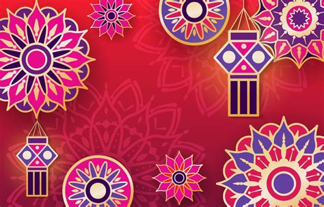 Diwali Festival with Indian Rangoli Background 10883621 Vector Art at Vecteezy