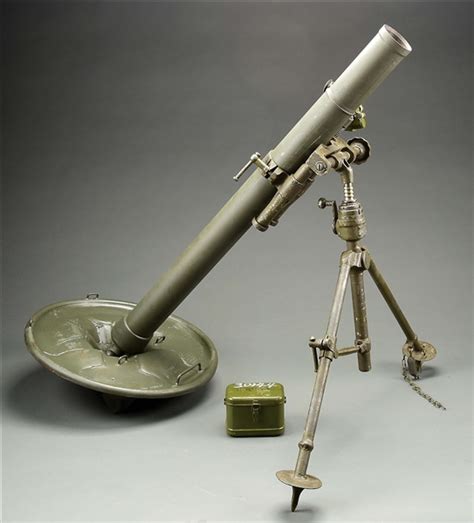 Korean war vintage Russian 82mm mortar on U.S | Barnebys