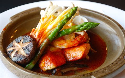 Seafood Toban Yaki with Anticucho Sauce | Vegetable dishes, Savoury food, Food