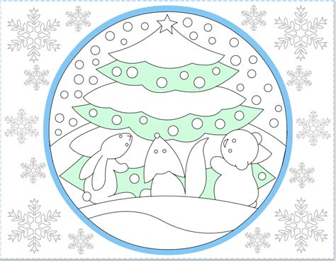 Nicole's Free Coloring Pages: WINTER STORY * COLORING BOOK