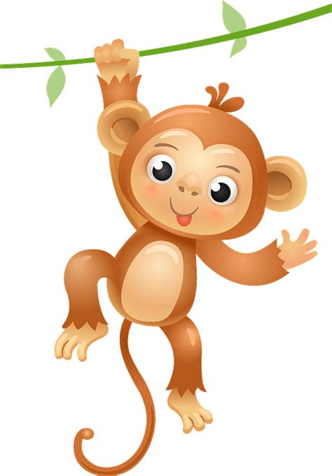 Hanging Monkey Clipart