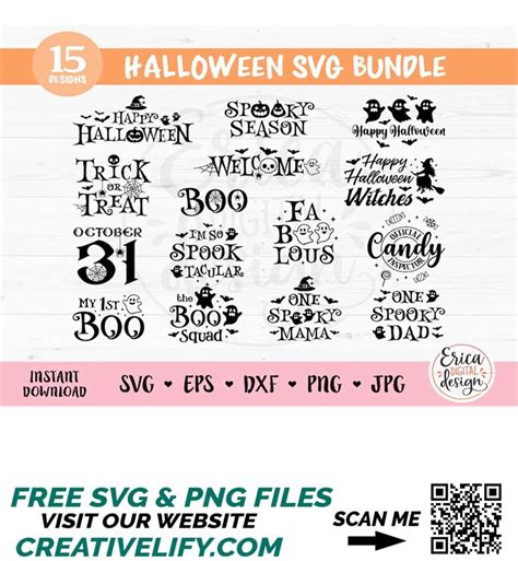 Halloween Sign SVG Bundle cut file Cricut Silhouette Happy H - Inspire ...