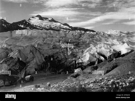 Alaska - Mendenhall Glacier, Aerial Photograph Stock Photo - Alamy