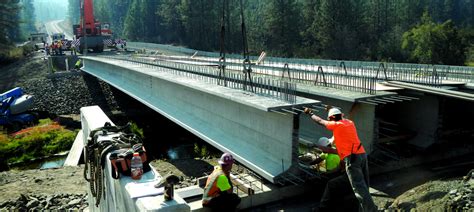 136-foot Super-Girder Used on Bridge Project| Concrete Construction ...