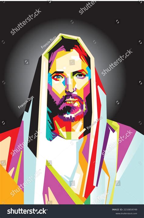 Jesus Christ Pop Art Pop Art Stock Vector (Royalty Free) 2210859749 ...