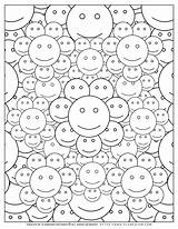 Smiley Face Coloring Pages sketch template