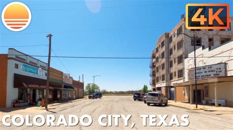 🇺🇸 [4K] Colorado City, Texas! 🚘 Drive with me through a Texas town in Mitchell County, Texas ...