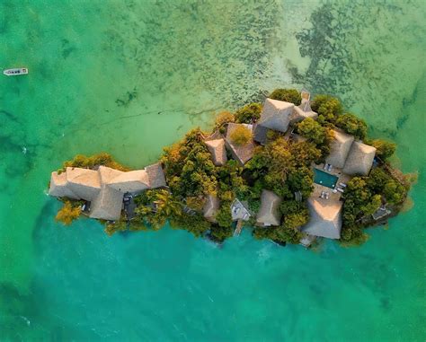 The Island Pongwe Lodge – Pongwe, Zanzibar, Tanzania – Overhead Aerial View – TRAVOH