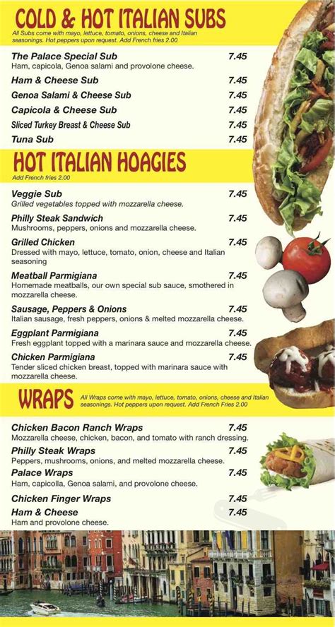 Palace Pizza menus in Bartow, Florida, United States