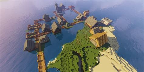 Island Village Minecraft Map