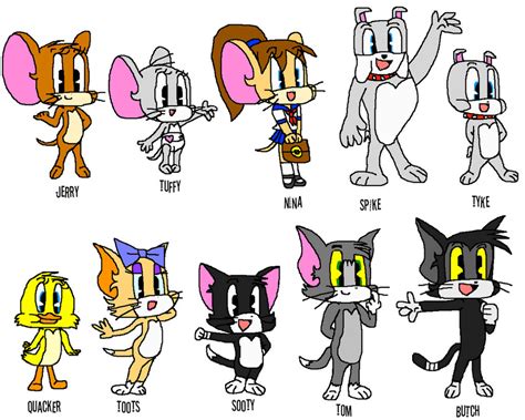 Jerry and Tuffy Characters by PokeGirlRULES on DeviantArt