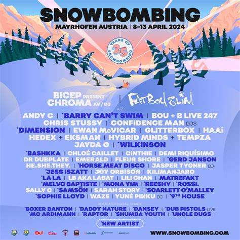 Snowbombing 2024 Lineup | Grooveist