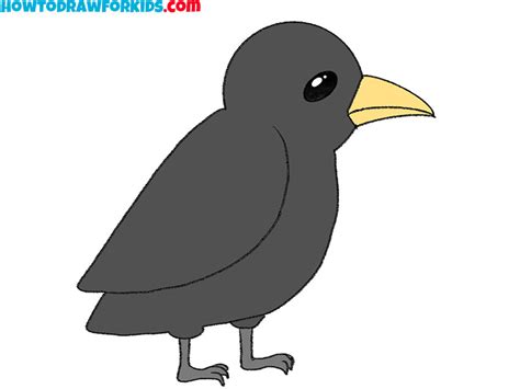 How To Draw A Crow Clipart Drawings Drawing Lessons Crow | Images and Photos finder