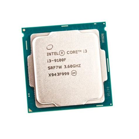 Intel Core i3 9100F 4-Core 4-Thread 3.60 GHz (4.20 GHz Turbo) 6MB Cache ...