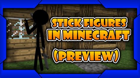 Stick Figures in Minecraft (SNEAK PREVEIW) | A Stick Figure Animation (Made with Mine-imator ...