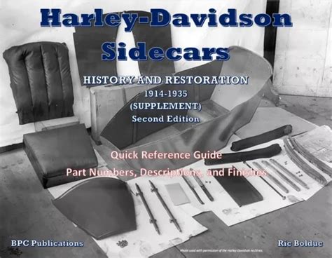 HARLEY-DAVIDSON SIDECAR BOOK, Antique, Vintage, Motorcycle, History ...