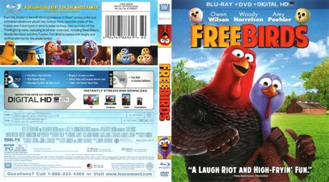 Free Birds (2013) R1 Blu-Ray Cover - DVDcover.Com