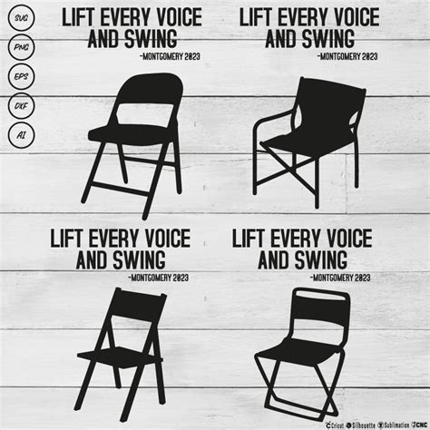 Lift Every Voice and swing Montgomery riverfront brawl SVG PNG EPS DXF ...