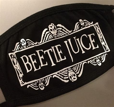 Beetlejuice Face Mask/ Halloween Mask/ Glow in the Dark Face - Etsy