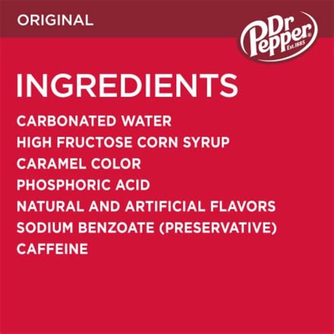 Dr Pepper Soda Mini Cans, 6 pk / 7.5 fl oz - Kroger