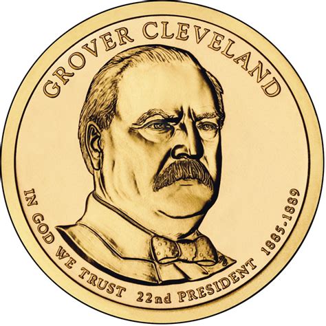 1 dollar coin - Grover Cleveland (1885-1889) | USA 2012