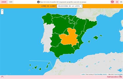 Elige de la lista propuesta cada una de las comunidades autónomas de España que te va seña ...