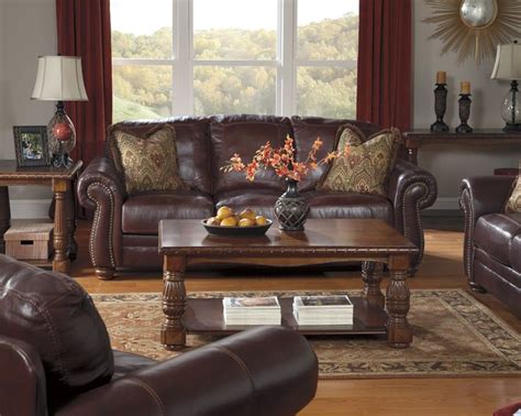 A rich dark brown leather living room set. | Brown living room, Leather ...