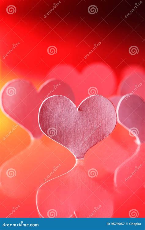 Paper heart stock image. Image of paper, heart, space - 9579057