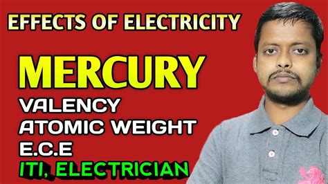 Mercury Element Valency, Atomic Weight And Electro Chemical Equivalent ...