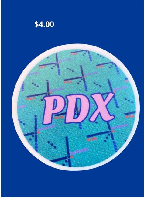 Iconic PDX Sticker, custom waterproof vinyl laptop sticker | Print stickers, Etsy stickers ...