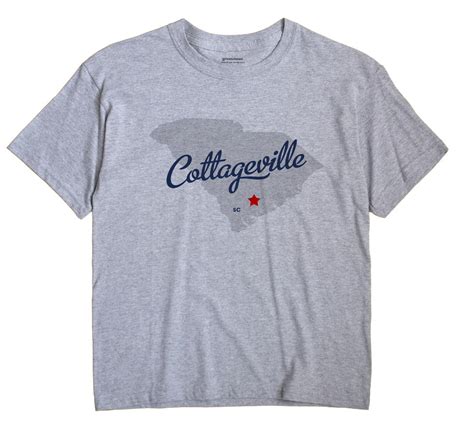 Map of Cottageville, SC, South Carolina